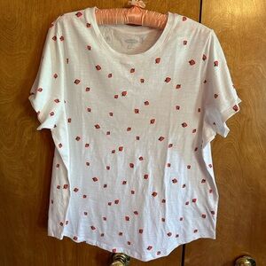 NWT Old Navy Women’s Strawberry T-Shirt